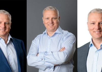 Professional headshots for corporate and business profiles